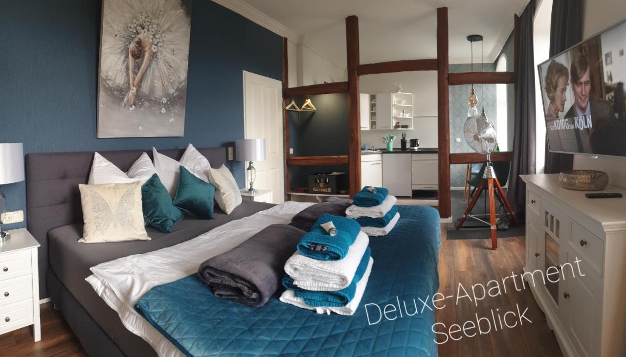Luna Et Sol - Haus Am See Seeblick-Apartment Seehausen  エクステリア 写真
